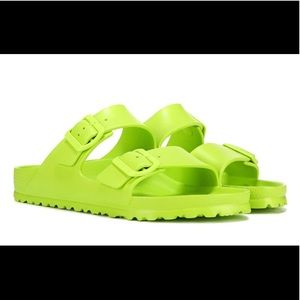 Lime Green Birkenstocks Women’s 9.5